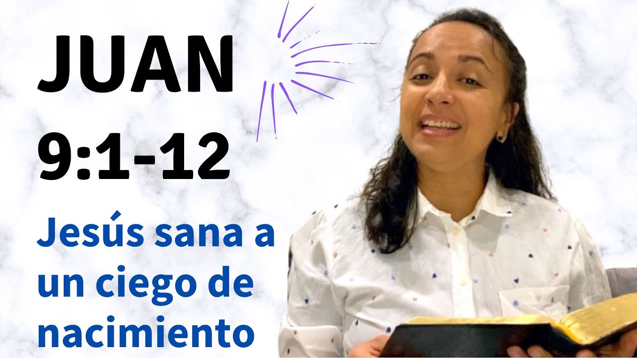 Juan 9:1-12 (Jesús sana a un ciego de nacimiento) - Kateryna Karreras