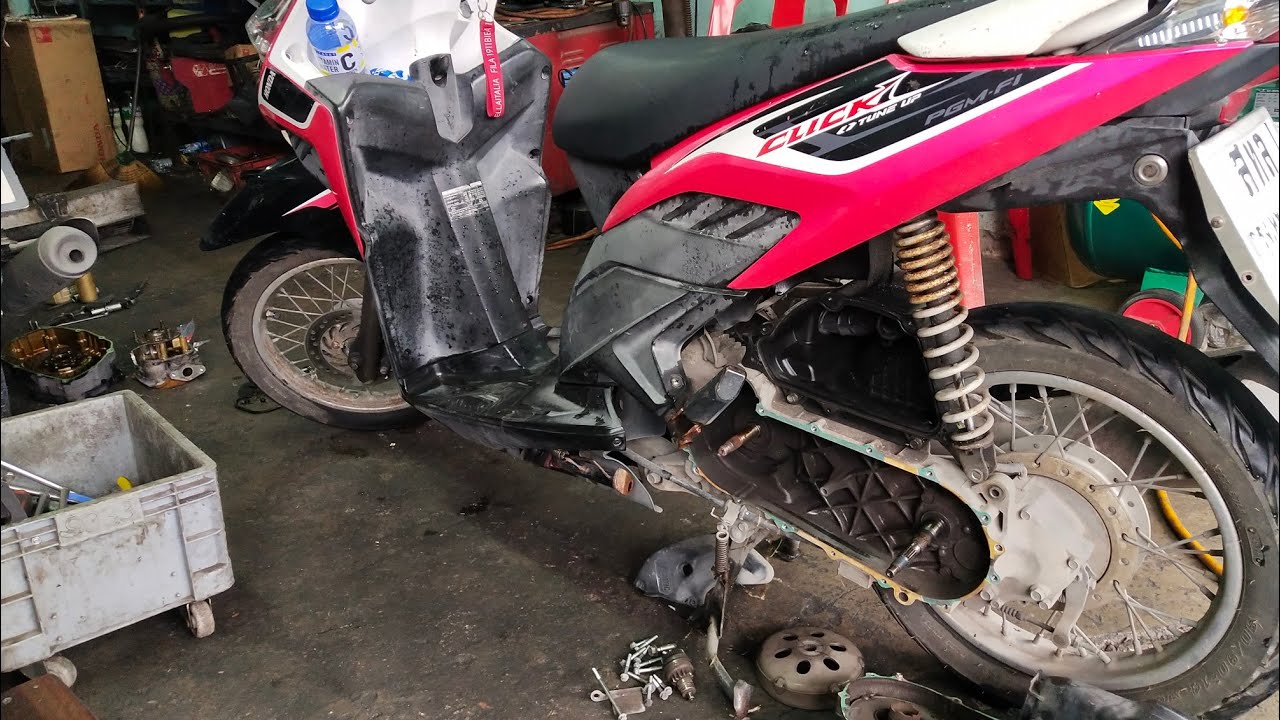 Honda Click i เก่าลูกค้าบอกออกตัวอืดมาก🤘✌👨‍🔧