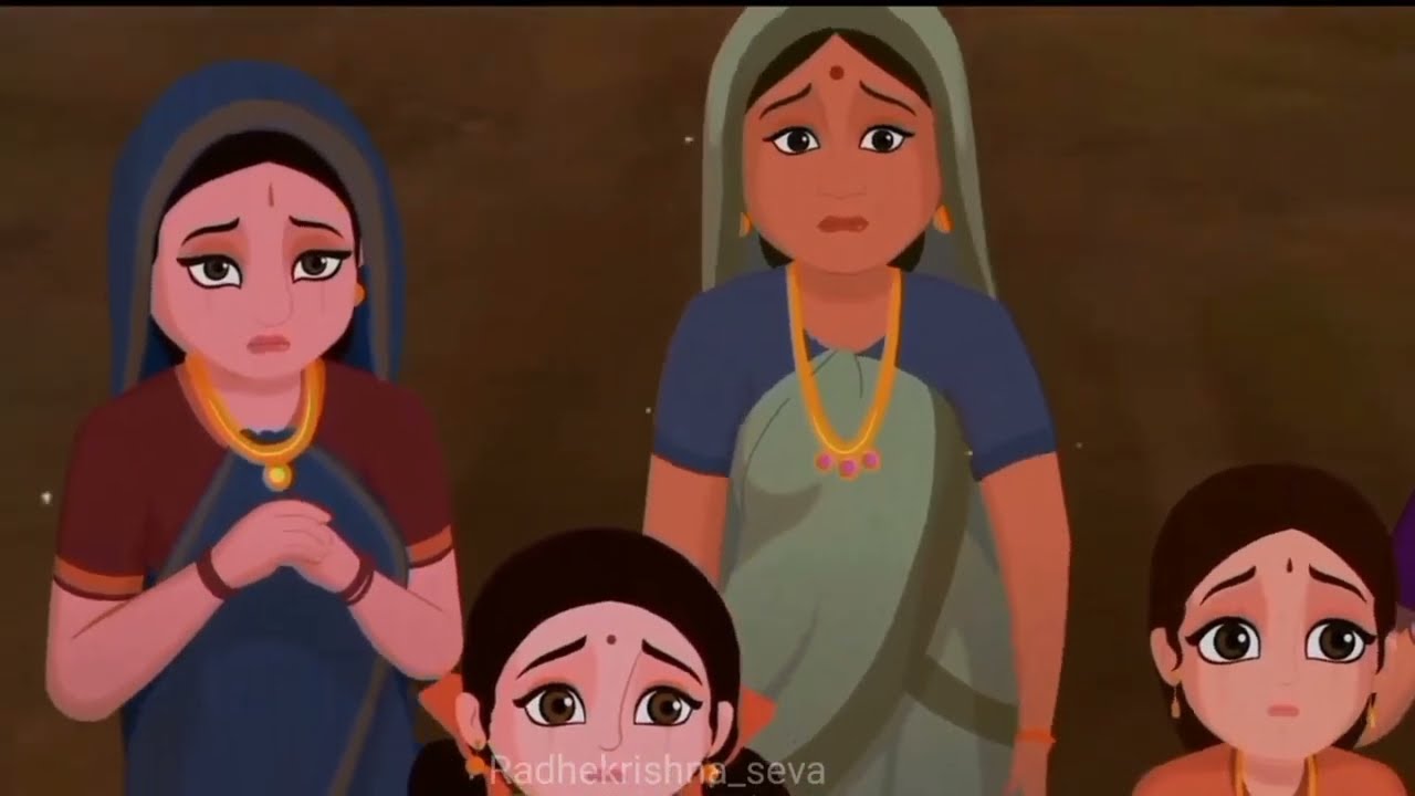 Radha krishna separation | 3D Animation free download music and video |#krishna #youtubevideo