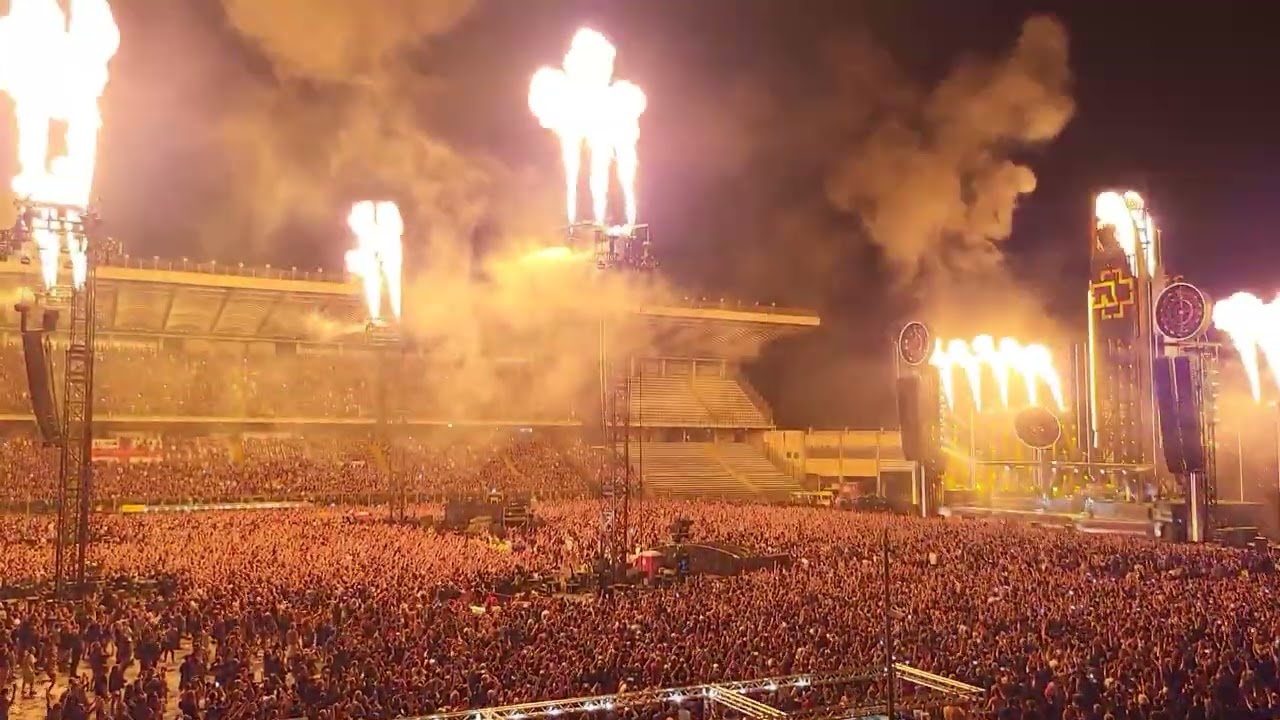 Rammstein Live Padova 2023 Sonne Stadio Euganeo