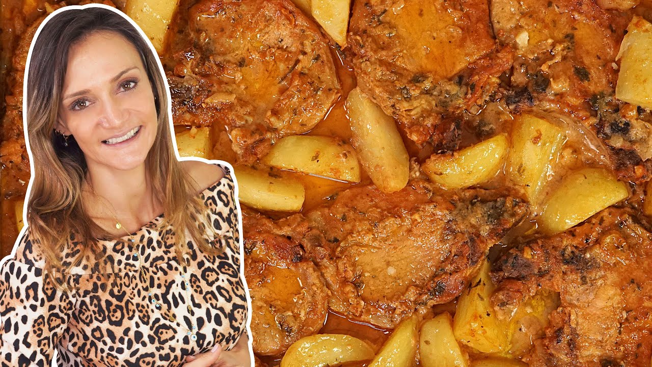 Bisteca com Batatas ao Forno (não fica seca) | Sal de Flor