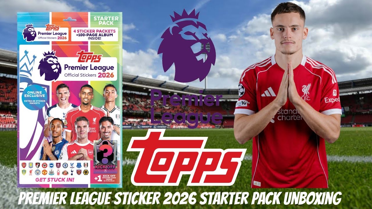 Schöne neue Serie🔥|Topps Premier League Sticker 2026 Starter Pack Unboxing!😱