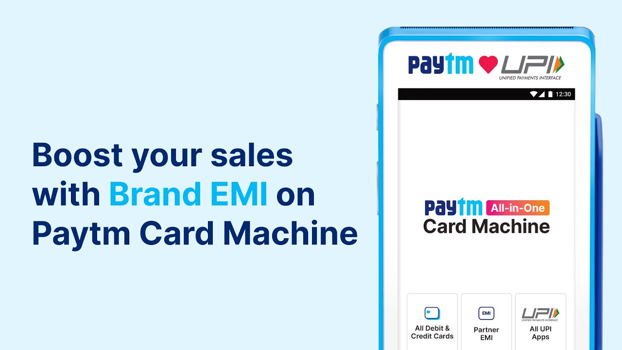 Bank EMI Made Simple for Merchants | Paytm Card Machine | Low Cost Brand EMI | @paytm​