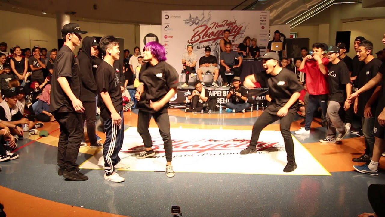 2015 New Taipei Bboycity Malaysia Prelim [ Bboy 5 on 5 ] Top 8 Cypher Kingz VS Giller Battle Crew