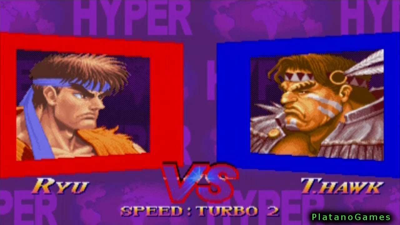 Hyper Street Fighter II: The Anniversary Edition - Ryu vs T Hawk - PlayStation 2 - HD