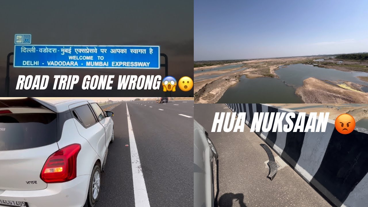 DELHI TO AHEMDABAD BY ROAD| NON STOP 1000 KM|LONG ROAD TRIP BEGIN