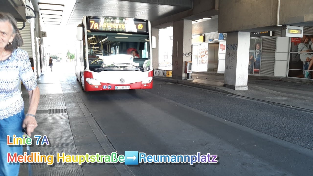 Wiener Linien Linie 7A 🚍 #239 Meidling Hauptstraße➡️Reumannplatz