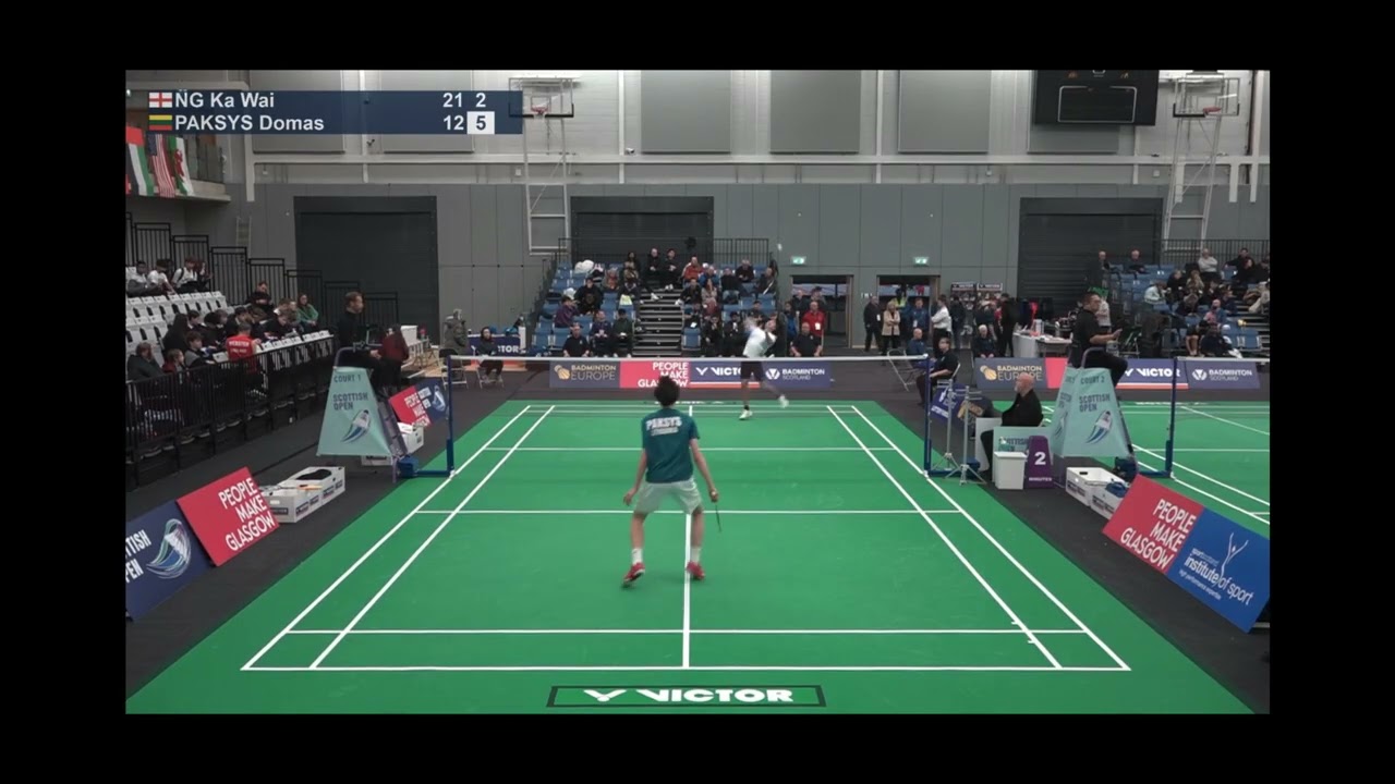 Scottish Open 2025｜MS Qualification R64｜Ng Ka Wai VS Paksys Domas｜
