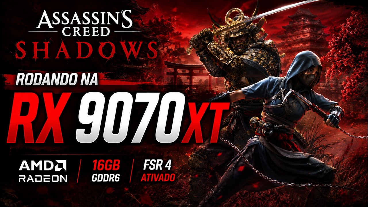 ASSASSIN´S CREED SHADOWS | RX 9070XT + RYZEN 7 9800X3D.