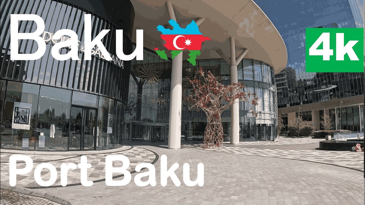 Port Baku | Baku Mall | walking tour  in 4k 60 fps #baku #azerbaijan
