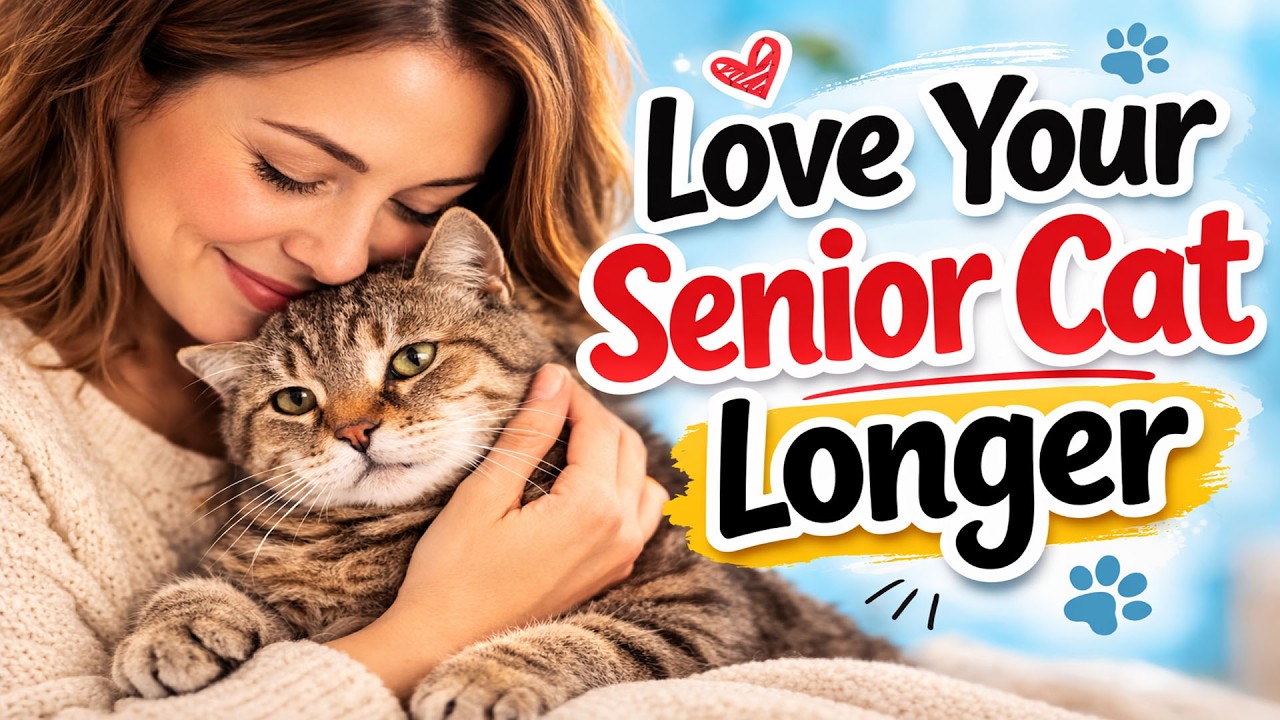 10 секретов, как продлить жизнь вашей пожилой кошке 🐱 (Одобрено ветеринаром)