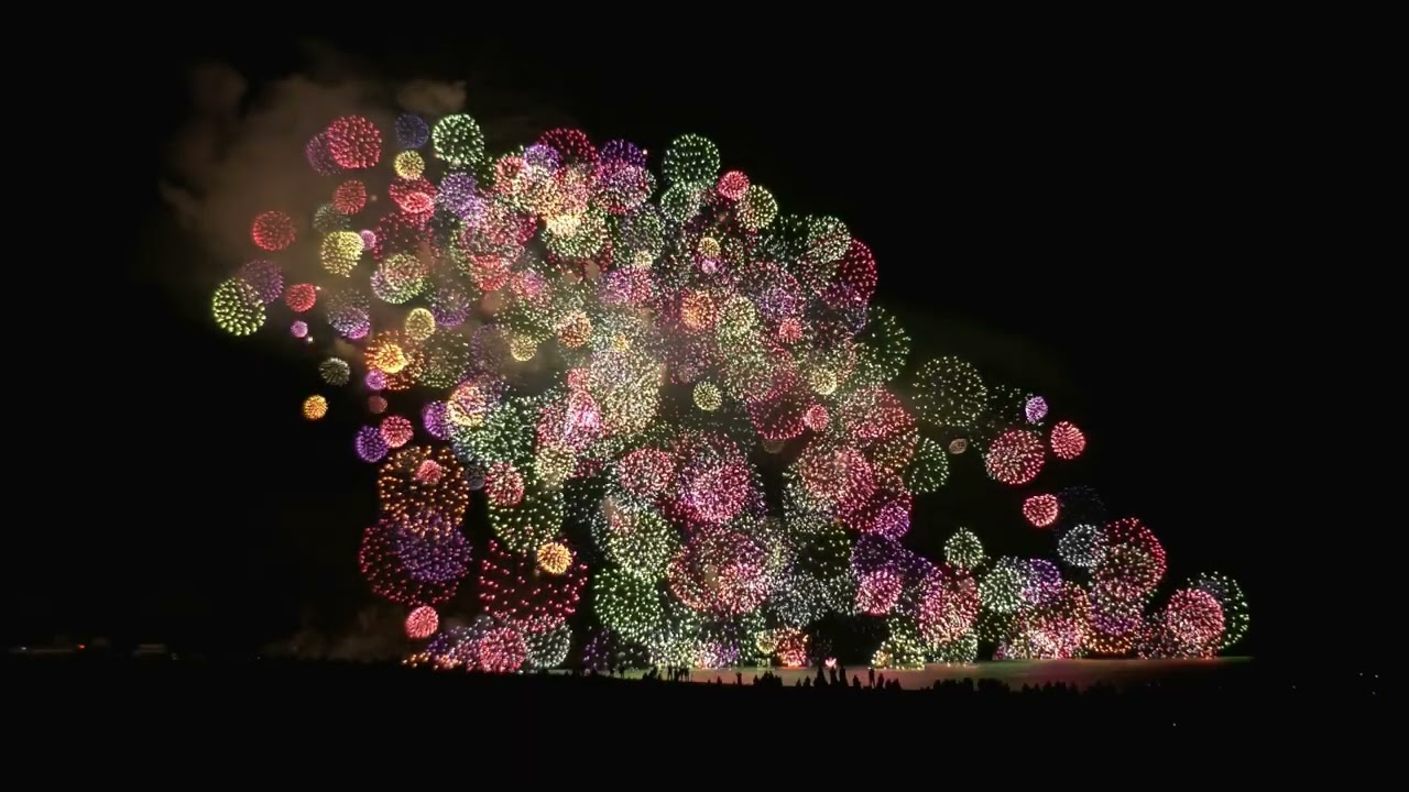 2022年11月18日 伝統花火存続のための打上花火(熊野市) 4K