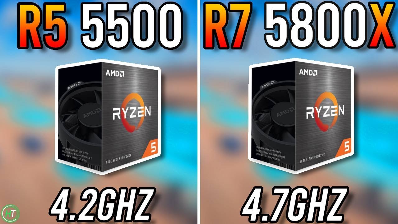 Ryzen 5 5500 vs Ryzen 7 5800X - Tested in 2024
