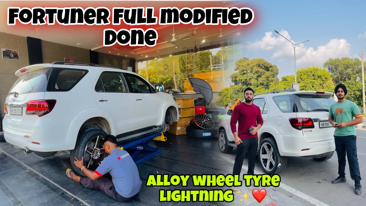FORTUNER FULL Modified🔥DONE .FULL VLOG. Harshghotra Harmanteam.