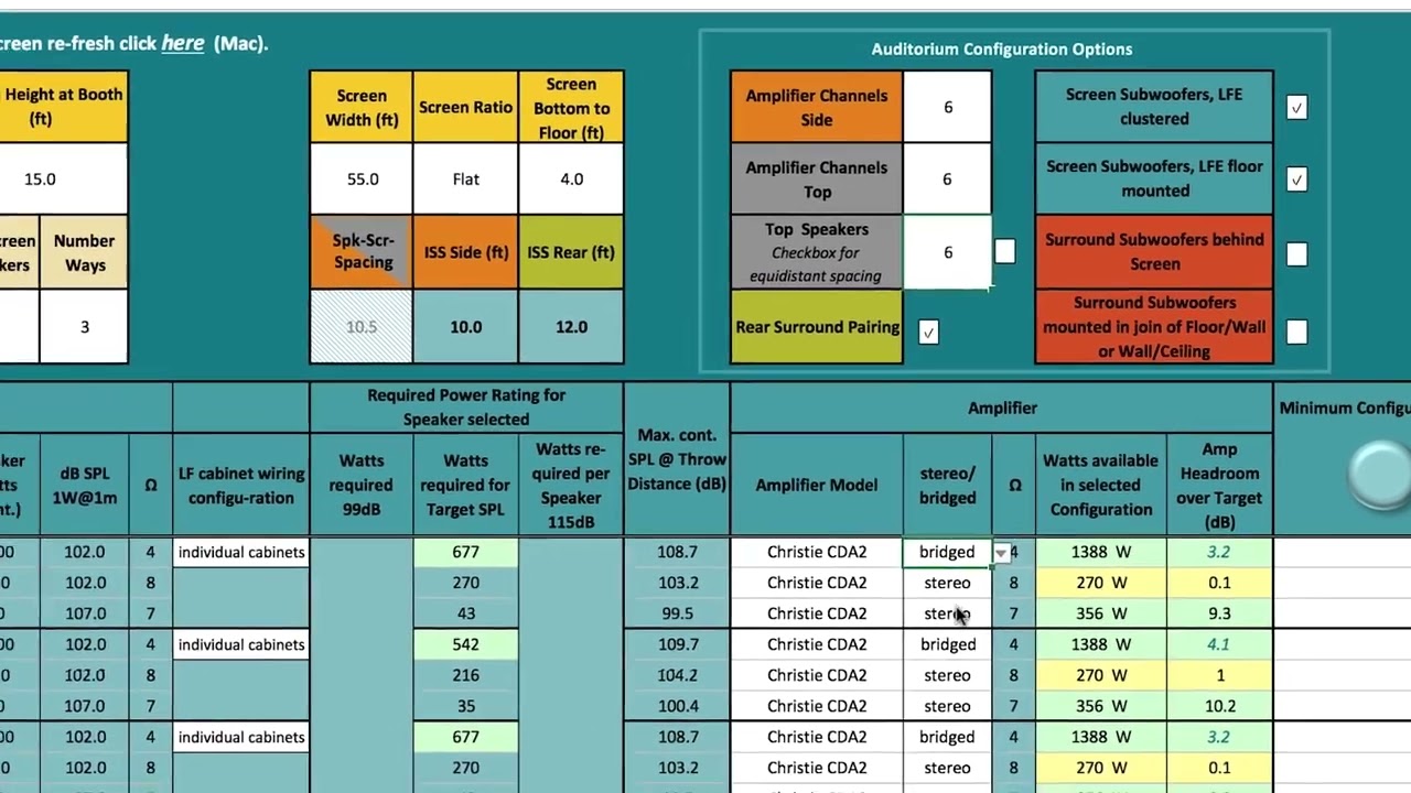 Dolby Audio Room Design Tool (DARDT)