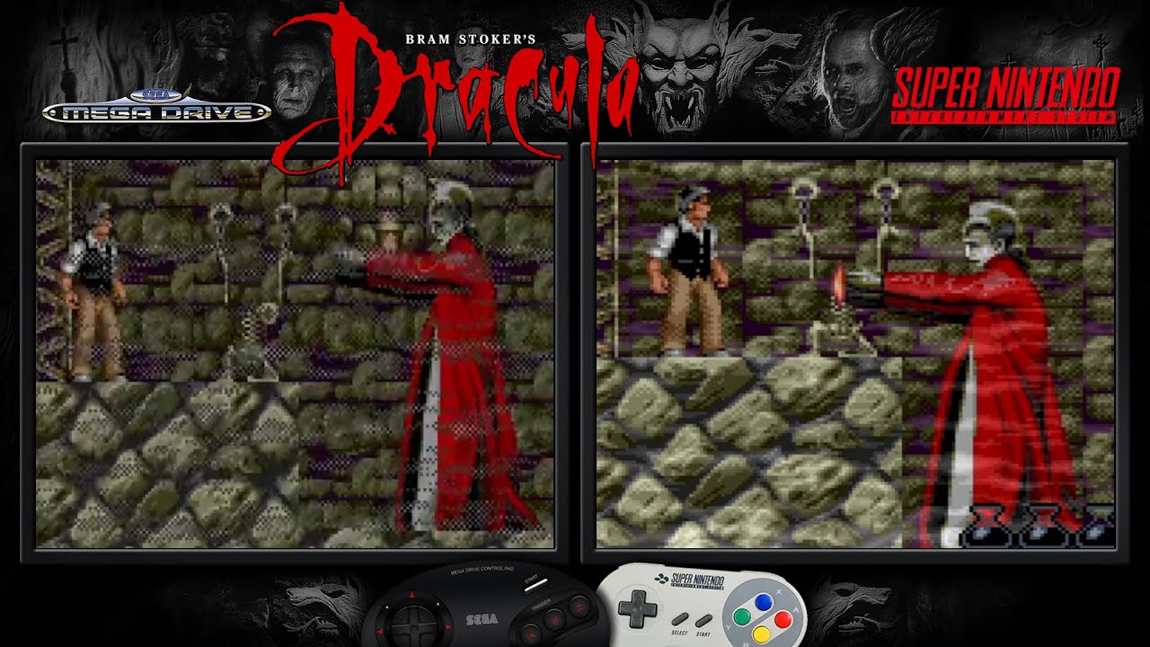 Дракула Брэма Стокера — MD и SNES — сравнение двух лонгплеев