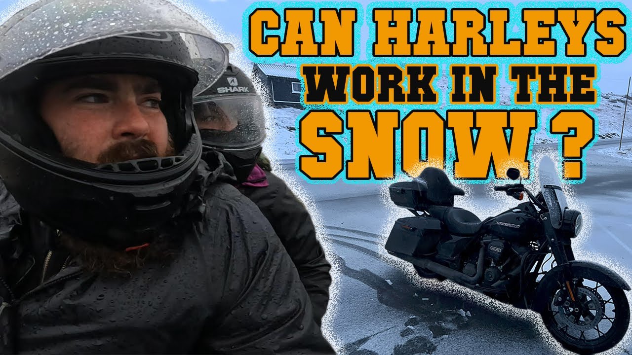 HARLEY DAVIDSON SNOW RIDE | Dangerous Motorcycle Adventure 🏔️❄️