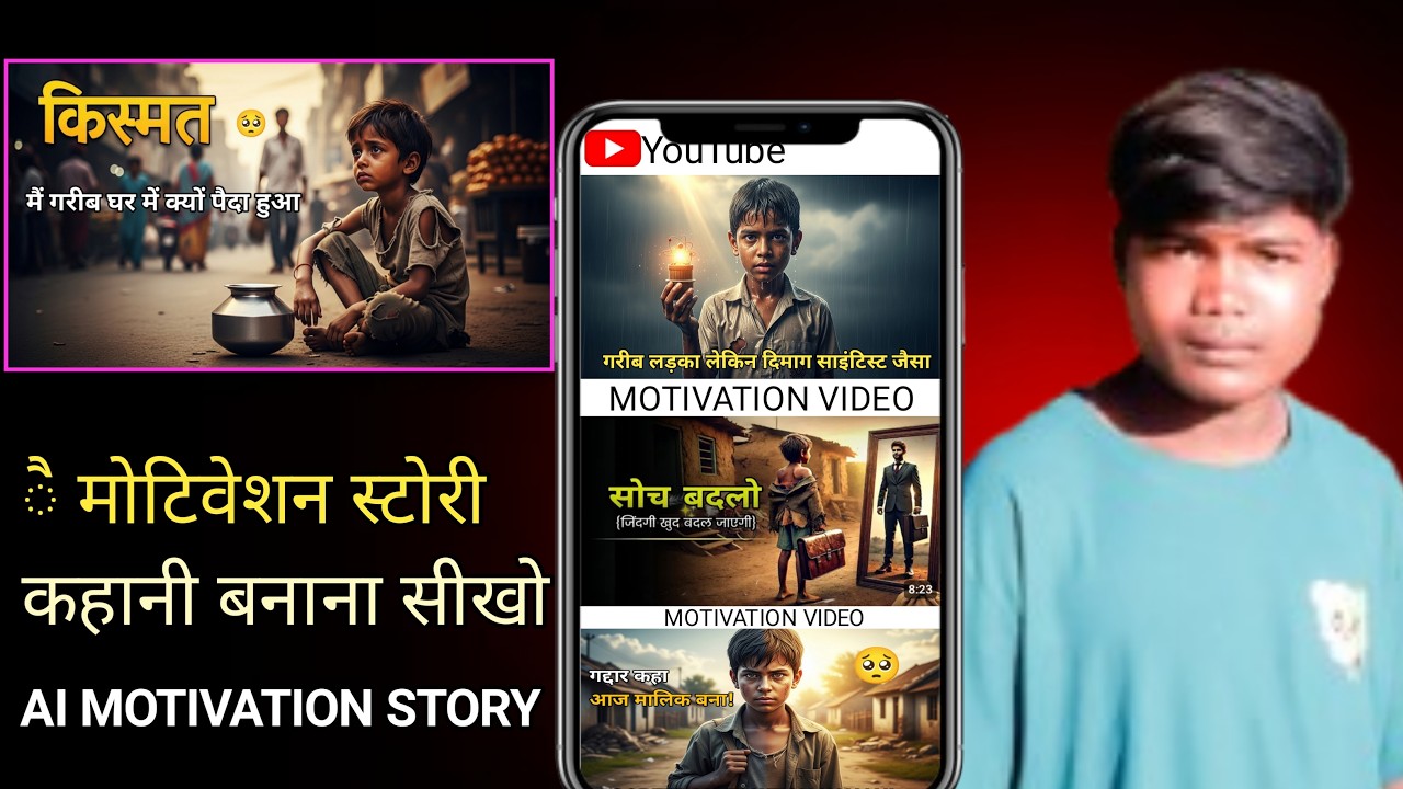AI Se Motivation Video Kaise Banaye | Step-by-Step Guide for Beginners | YouTube Growth Tips