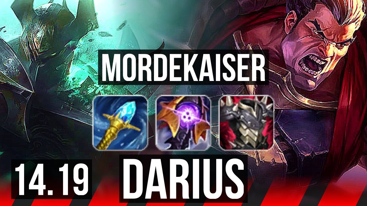 MORDEKAISER vs DARIUS (TOP) | 6 solo kills, Godlike, 11/3/4 | EUW Master | 14.19