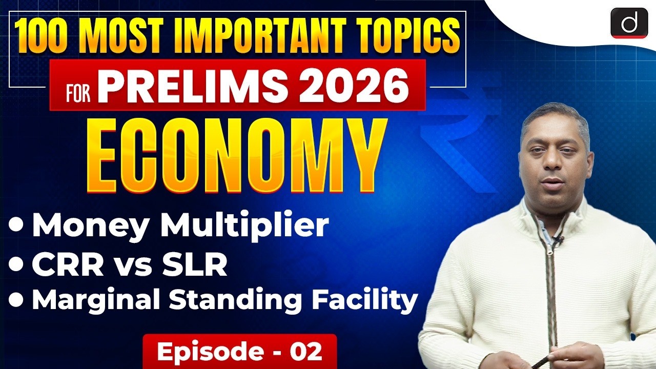 Monetary Policy Tools & Key Concepts Explained for UPSC Prelims 2026 | Economy | Drishti IAS English