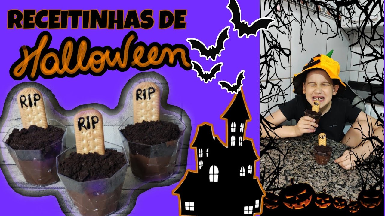 TÚMULOS DE BRIGADEIRO E SANDUÍCHES DE DEDOS - RECEITAS DE HALLOWEEN - SORAIA CAKES