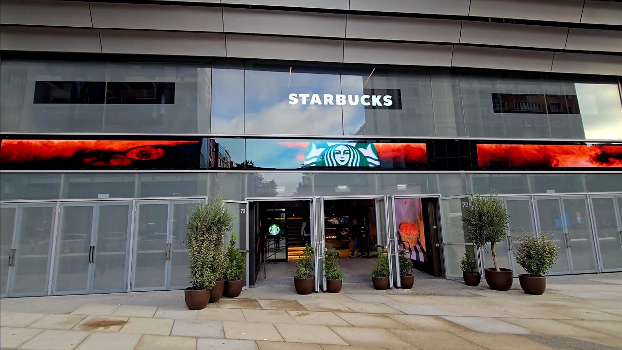 Coffee with a View of Real Madrid&rsquo;s Stadium ☕⚽ | #starbucks  at #santiagobernabeu