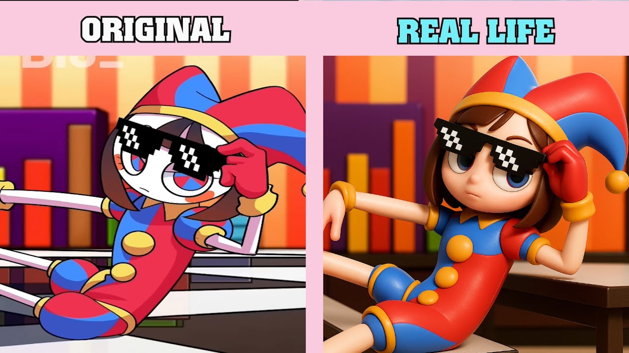 Best TikToks of The Amazing Digital Circus: Bugatti Trend Pomni | Original vs Plush Toys