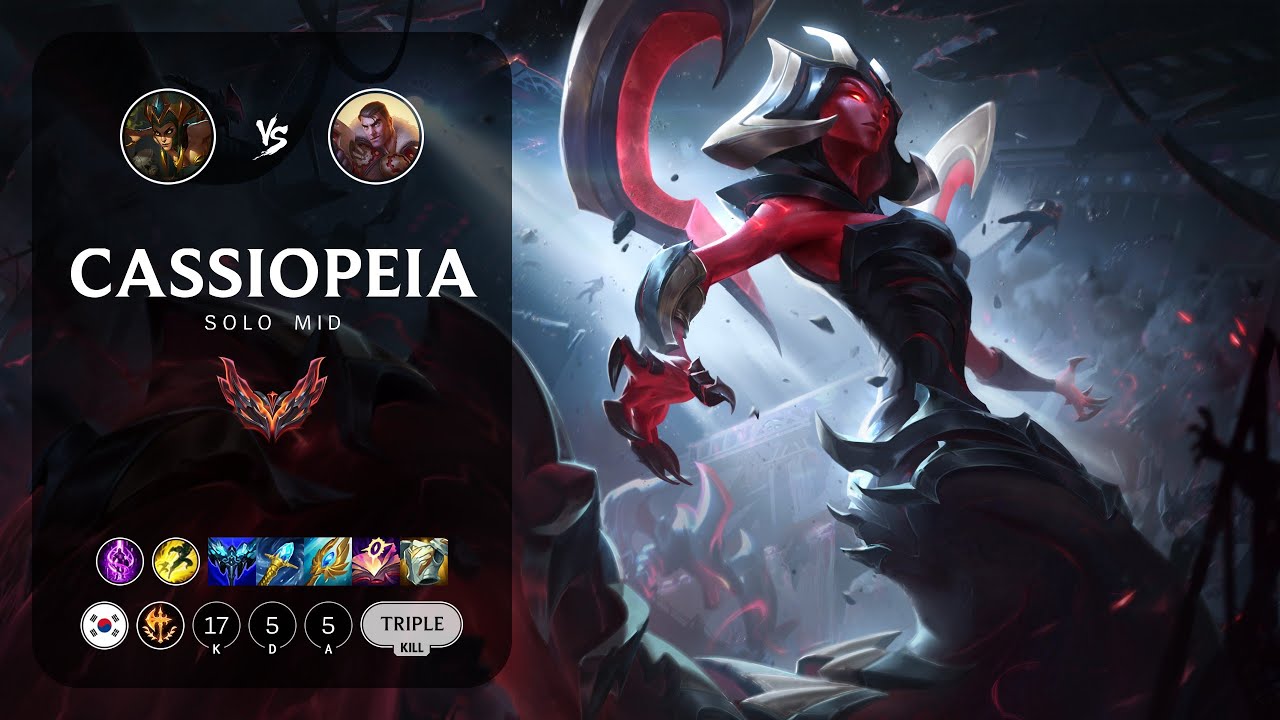 Cassiopeia Mid vs Jayce - KR Grandmaster Patch 13.23