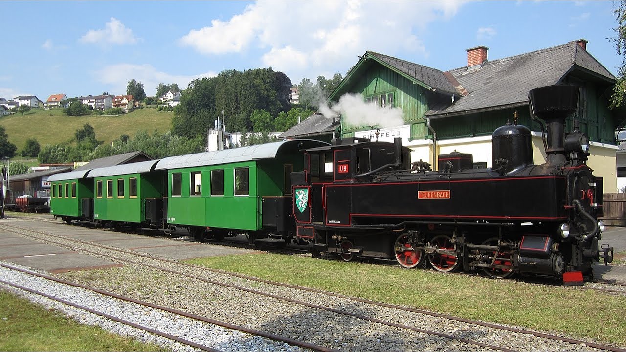 Zu Besuch bei der Dampflok U8 der Feistritztalbahn in Birkfeld.