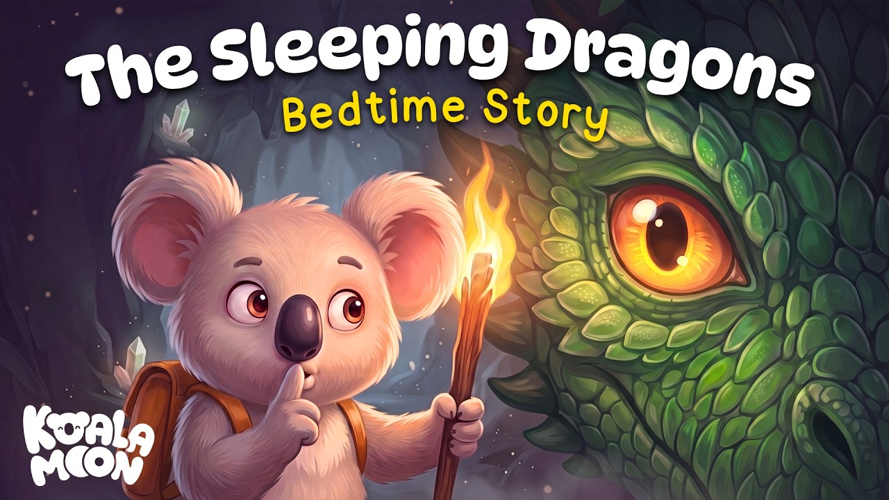 The Sleeping Dragons 💤 Cozy Bedtime Story for Kids 🌙 with Koko The Koala & Kira