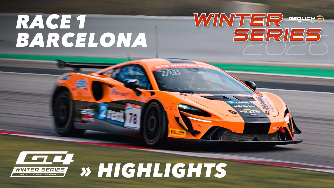 Race 1 Highlights | 2026 GT4 Winter Series Barcelona