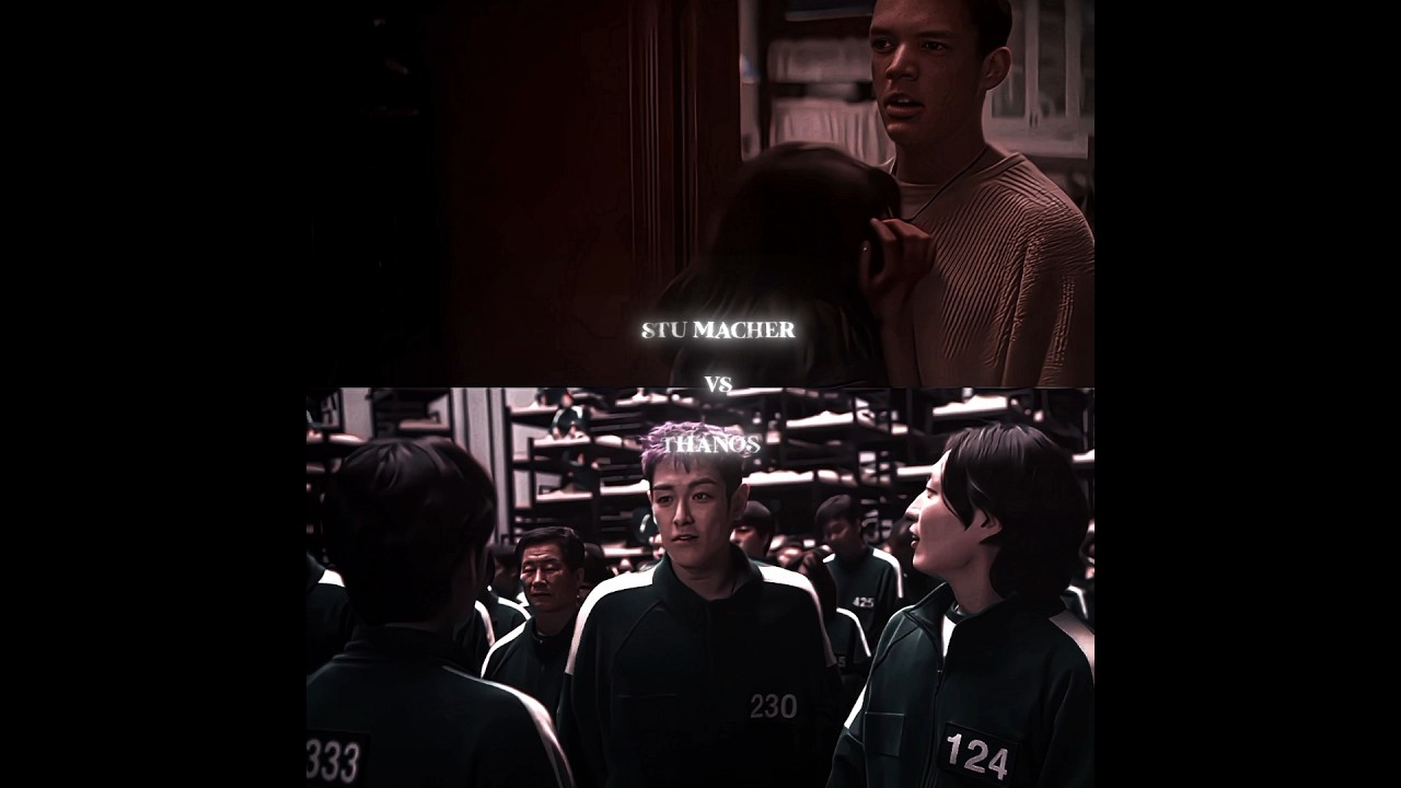 Billy and Stu vs Thanos and Namgyu #scream #squidgame #shorts