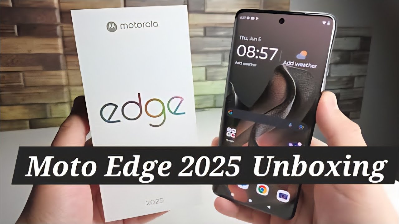Moto Edge 2025 | Unboxing | Dimensity 7400 Ultra | Navy 