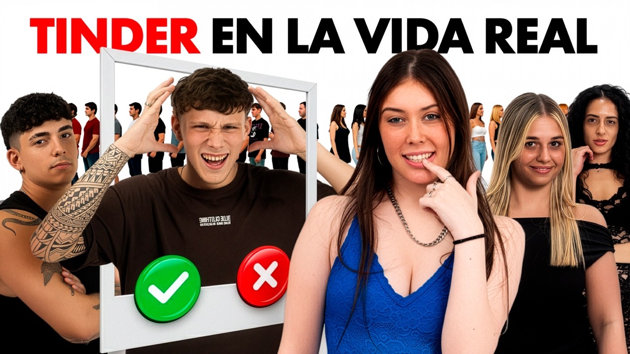 50 DESCONOCIDOS BUSCAN PAREJA TINDER EN LA VIDA REAL