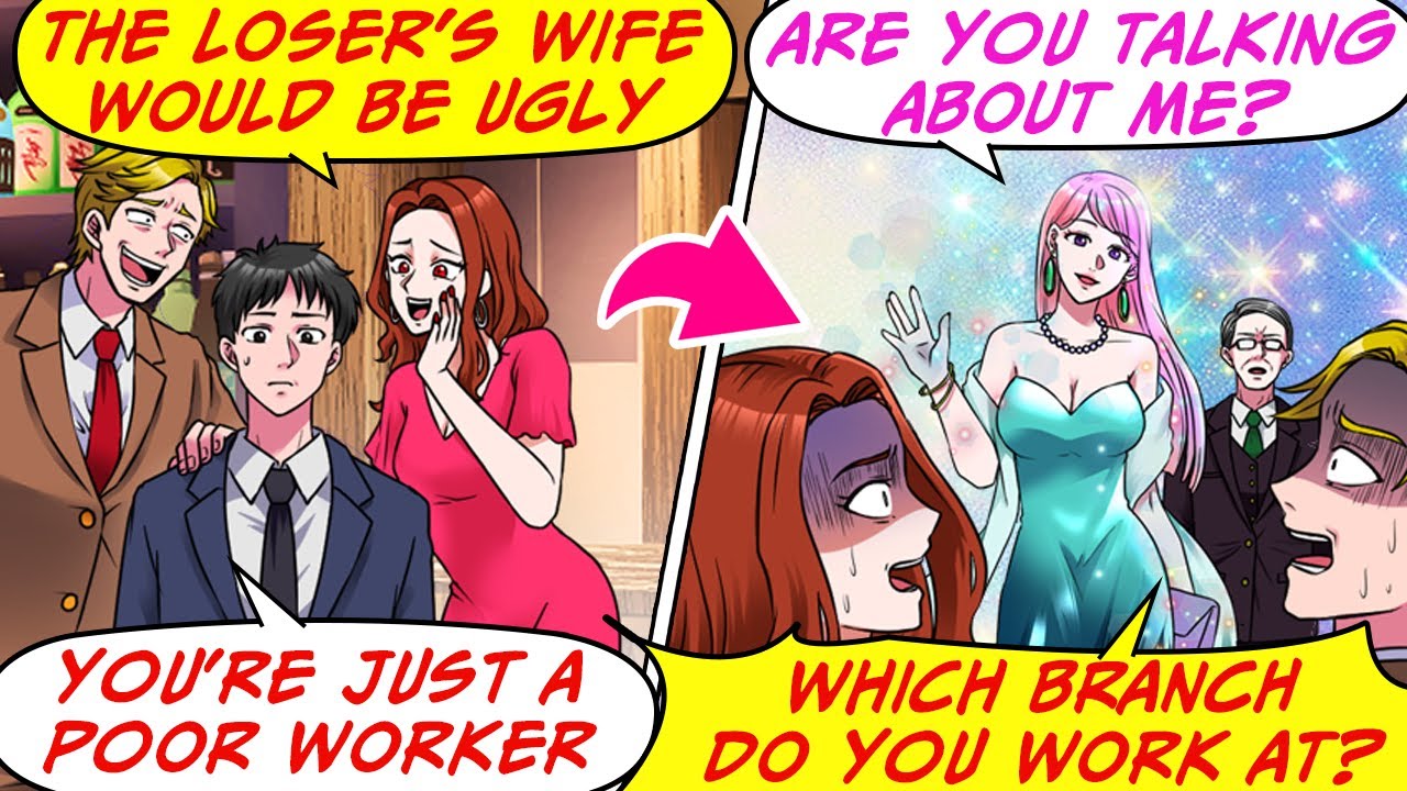 [Manga Dub] I got mocked over My ugly Wife, but then My Wife arrived with CEO Dad...!? [RomCom]