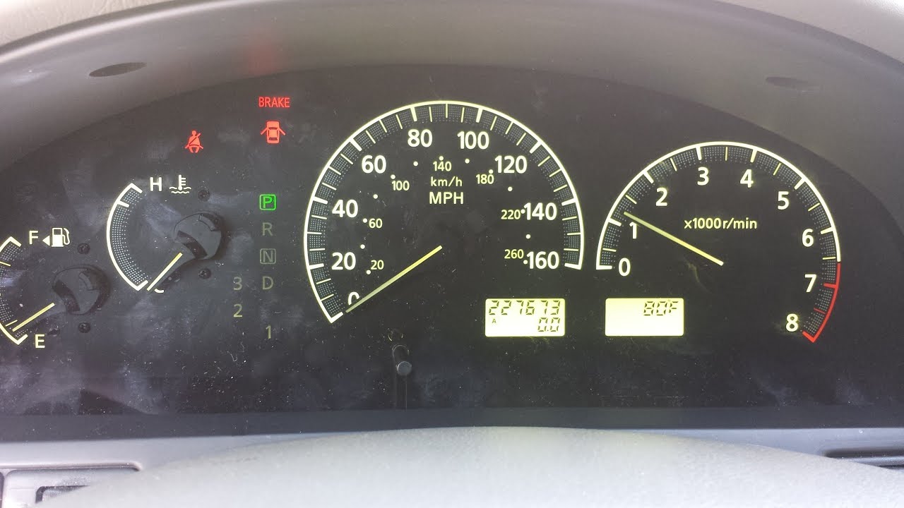 Repair Infiniti I35 instrument cluster light - gauges went black
