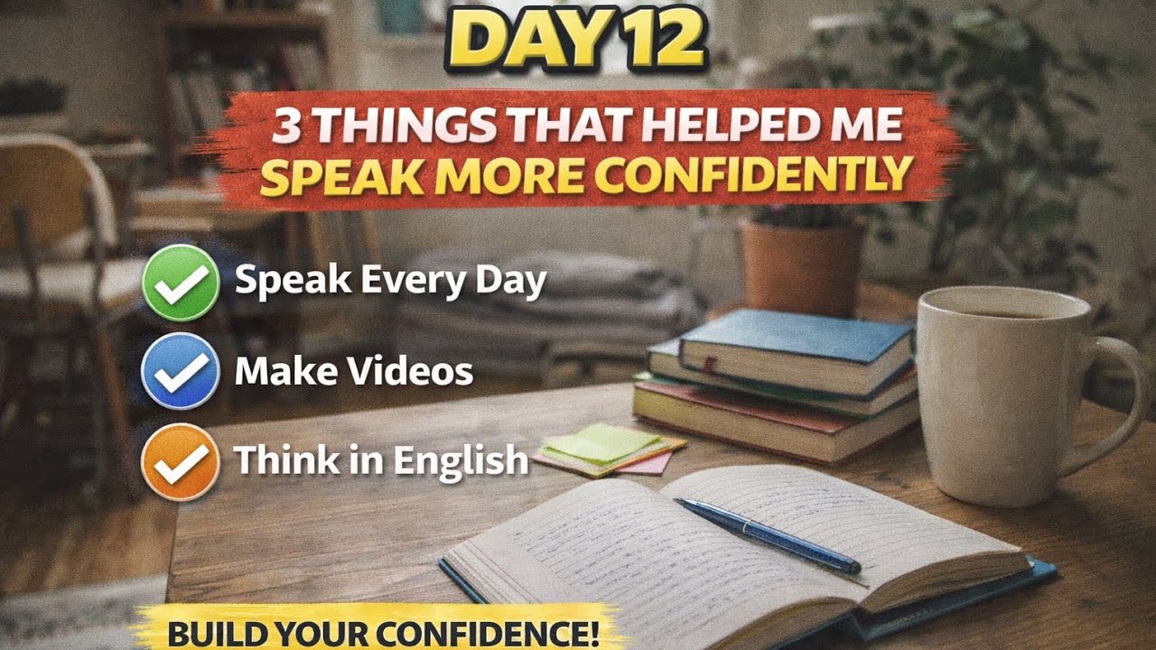 Day 12 – 3 Things That Helped Me Speak More Confidently