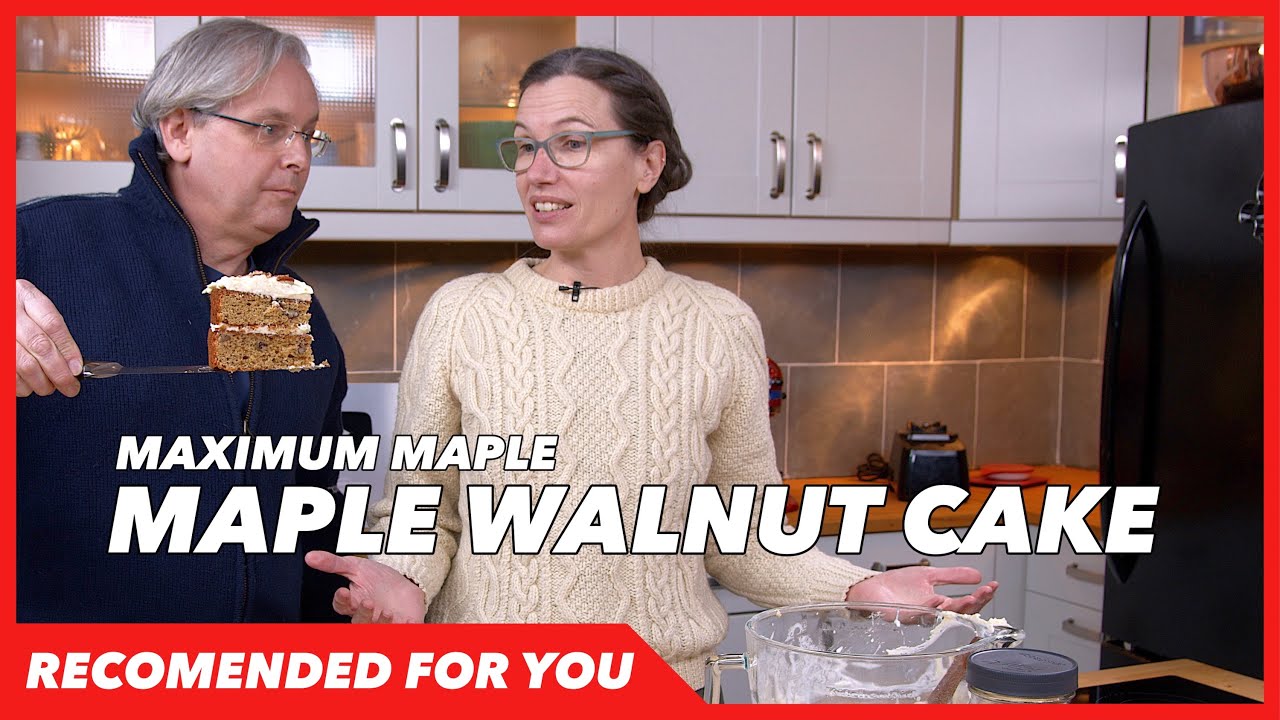 Maximum Maple Maple Walnut Cake Recipe - 500K Subscriber Thank You!