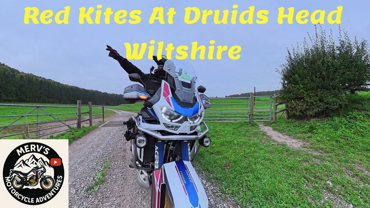 Green Lanes On An Africa Twin - Druids Head, Wiltshire