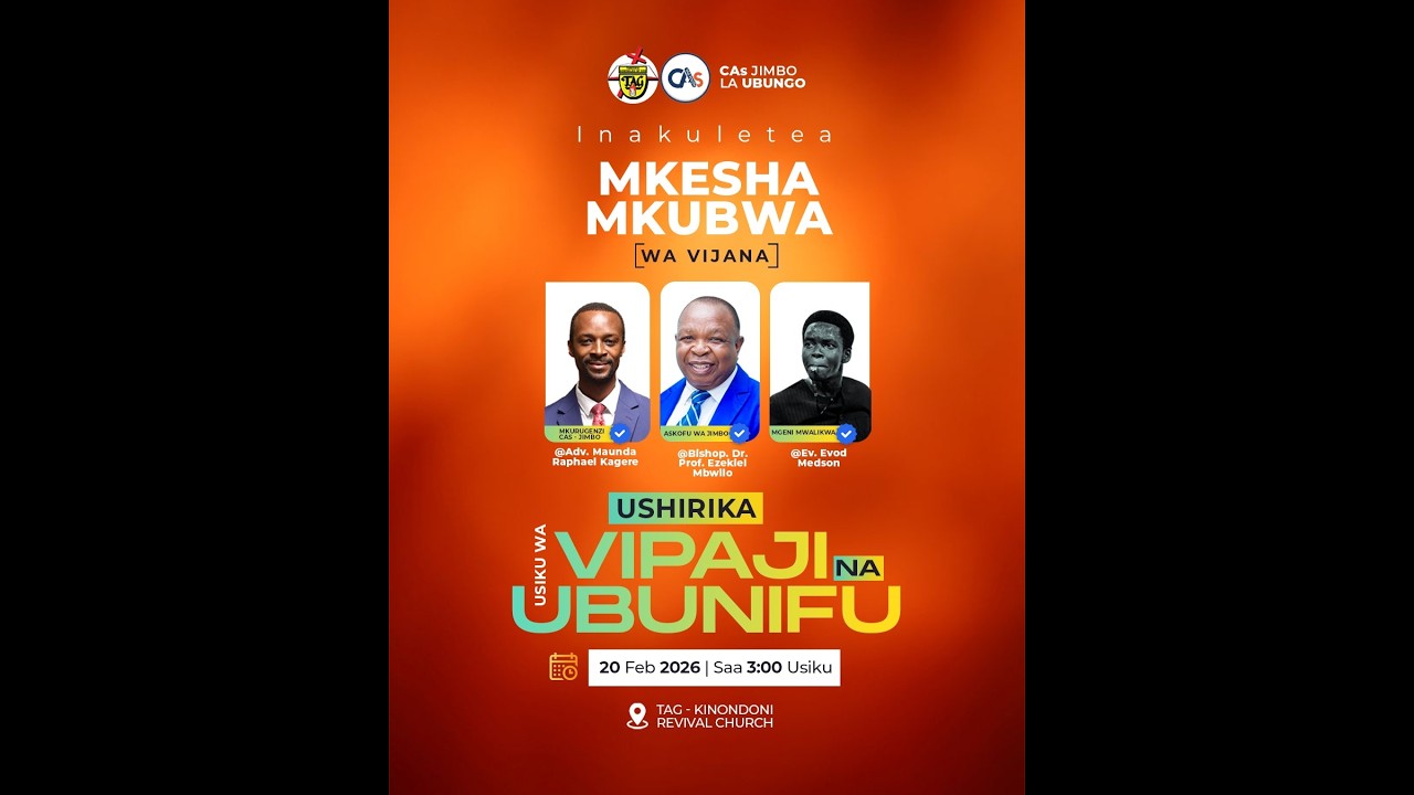 USIKU WA VIPAJI NA UBUNIFU | CA's JIMBO UBUNGO | 20 FEB 2026