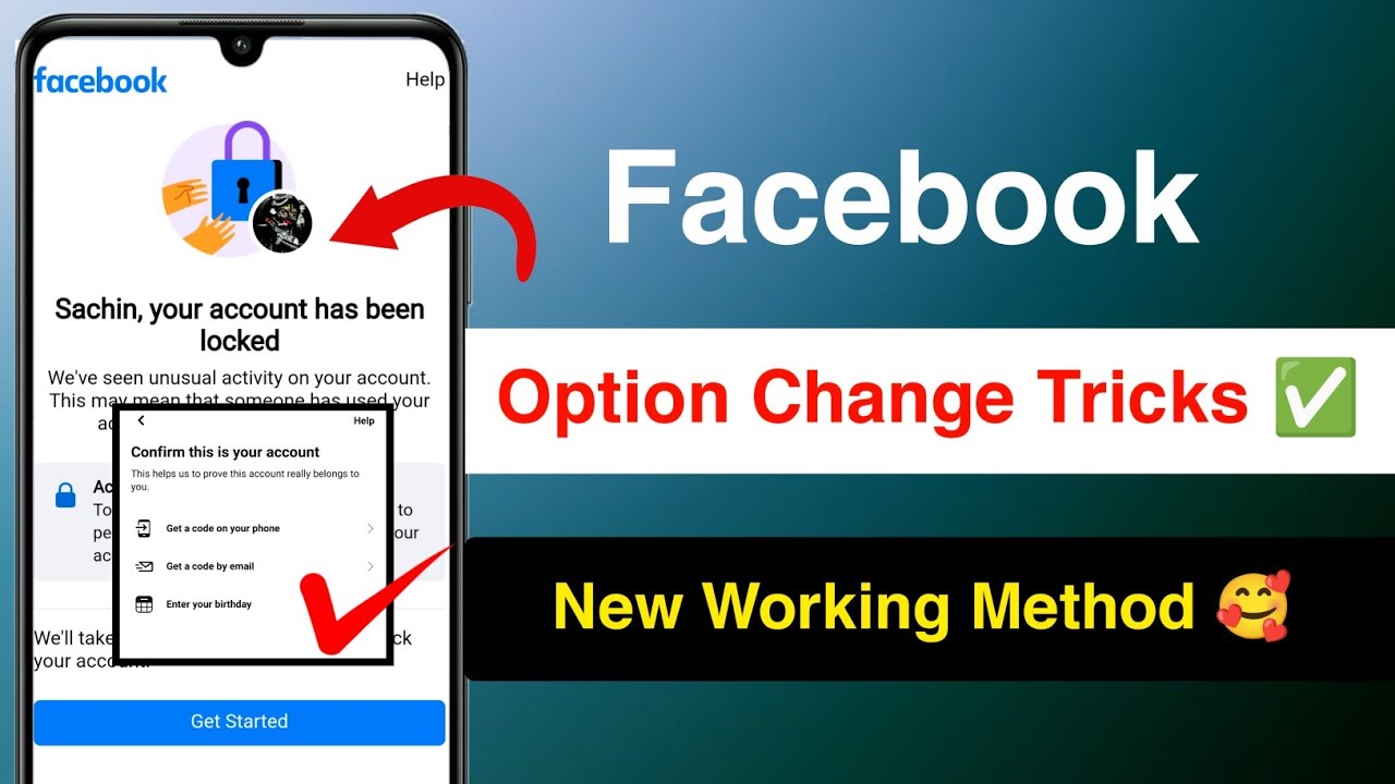 Facebook Your Account Has been locked 2025 Fb Lock Account me Option Kaise Change kare Working ✅💯