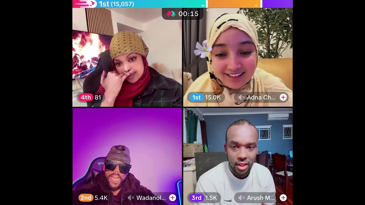 MISS JOWHAR HANKA LOVELY, ADNA HENNA, , ARUSH MAHAMED & BURCIID MONEY WAY GAME XIISO BADAN