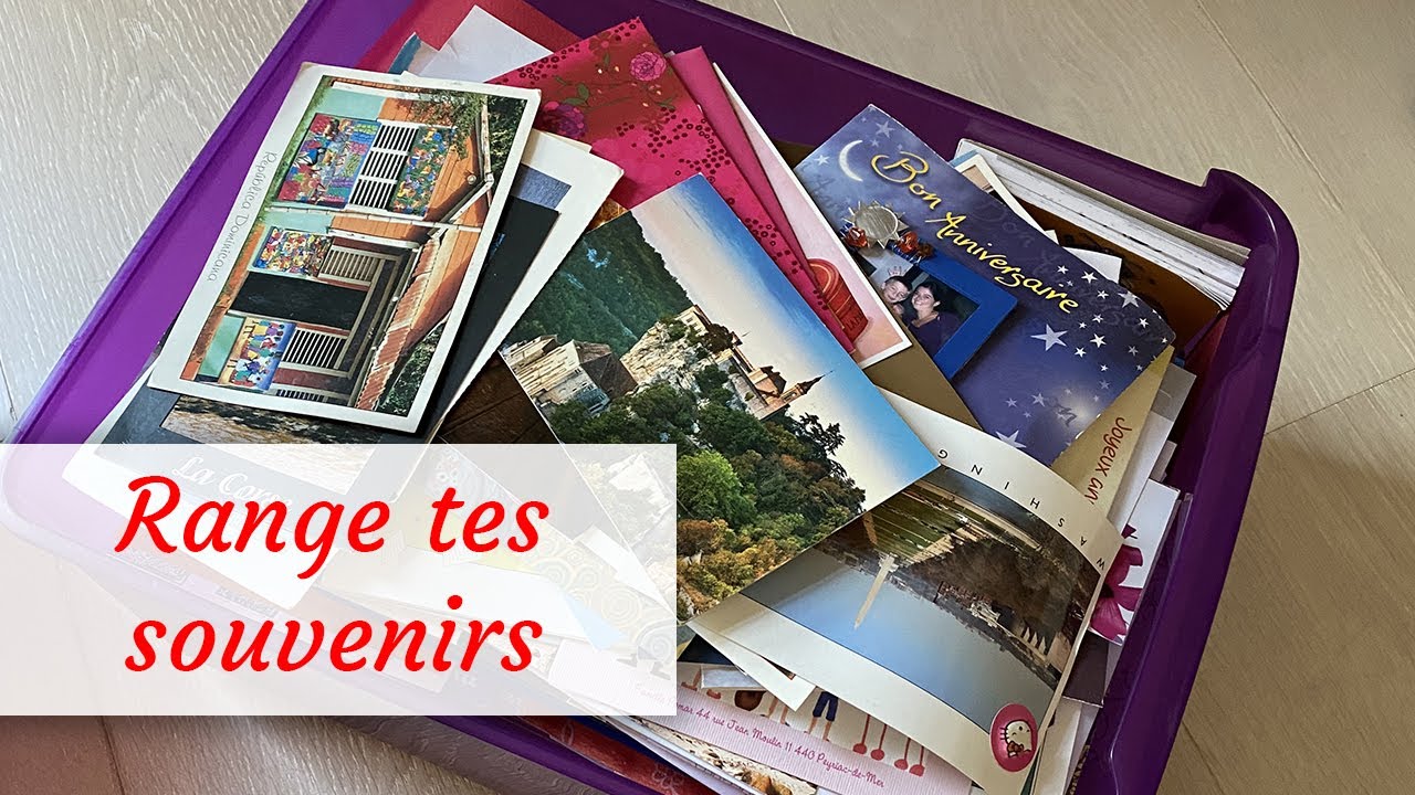 Ranger, trier et sélectionner ses souvenirs pour DÉSENCOMBRER sa maison