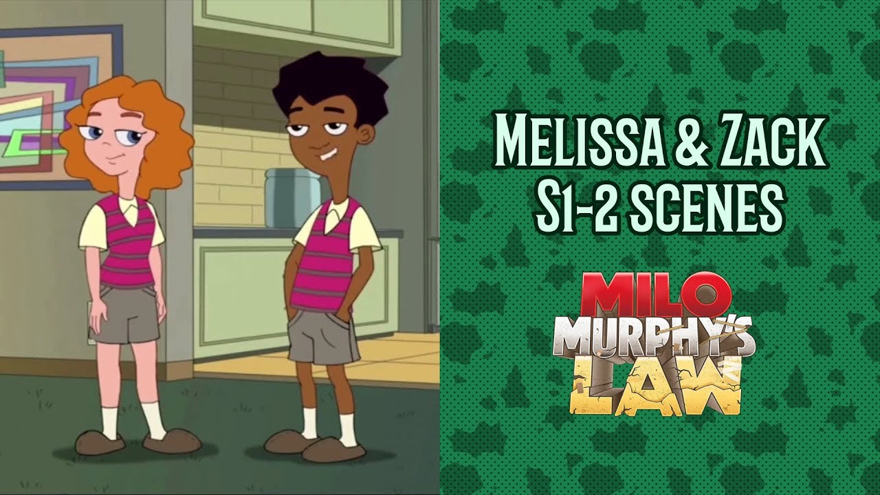 Milo Murphy's Law - Zack & Melissa scenes (s1-2)