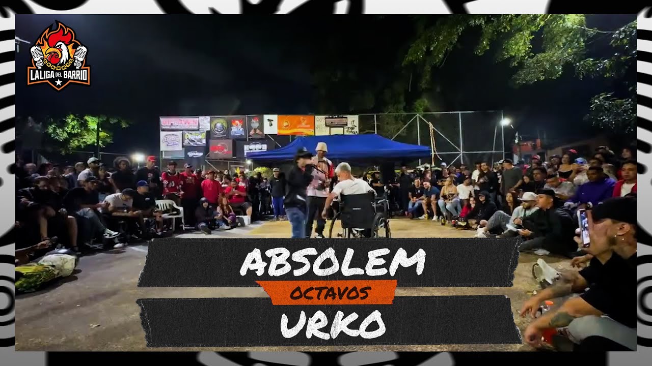 URKO VS ABSOLEM [8vos - Batalla de Freestyle] - @laligadelbarrio_  🎤🐓
