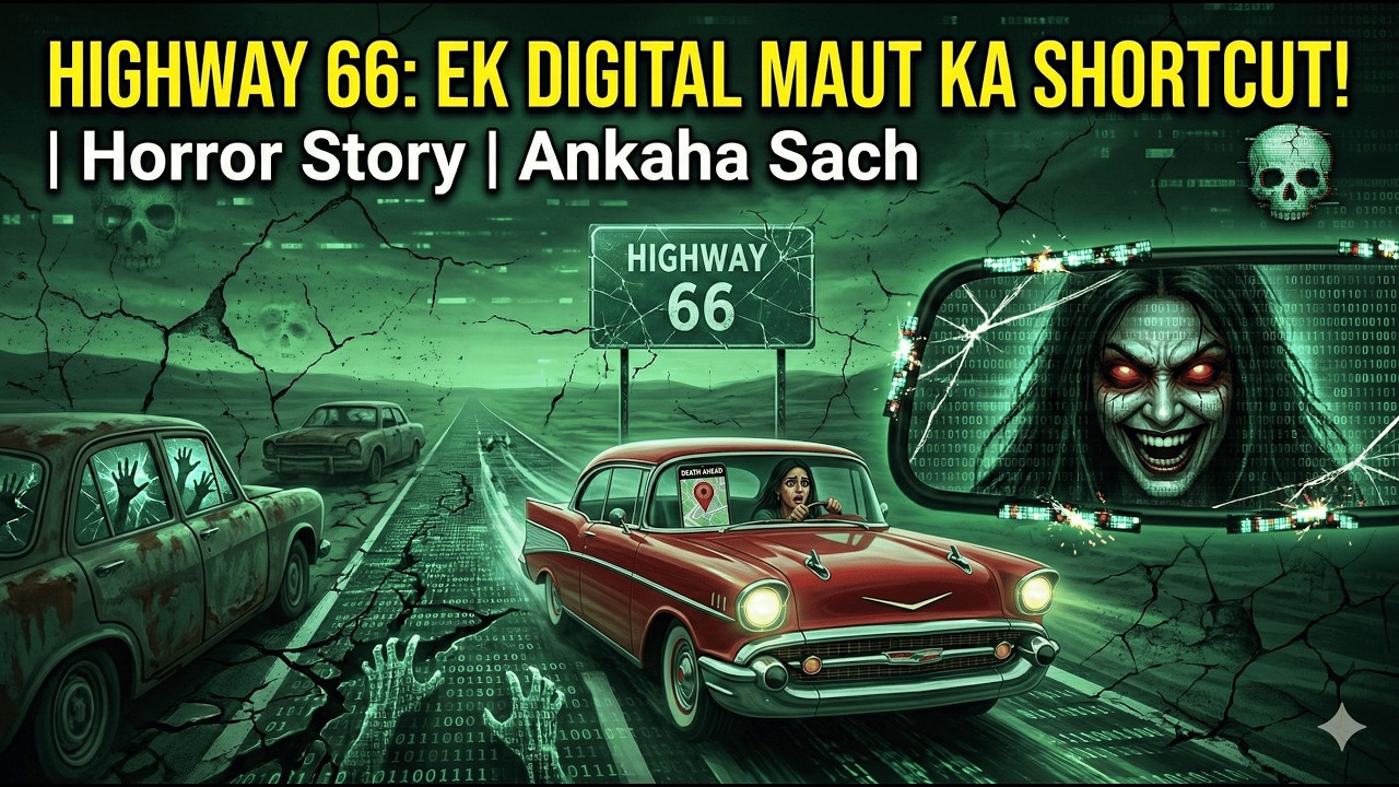 Highway 66: Ek Digital Maut ka Shortcut 📍| Horror Story | Ankaha Sach