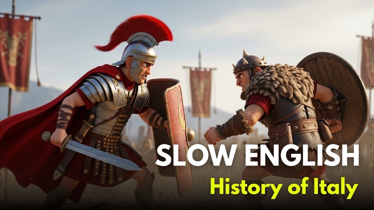 The Complete Story of Italy 🇮🇹 | Slow English Story (A2 Listening Practice)