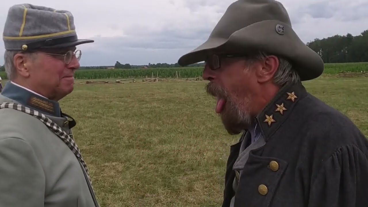 Rekonstrukcja bitwy wojny secesyjnej-Giżyn 30 lipca 2022.Battle of Sharpsburg.