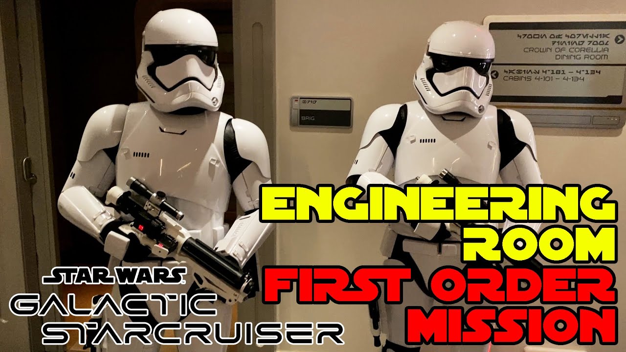 Star Wars: Galactic Starcruiser - Engineering Room First Order Mission (SPOILERS)