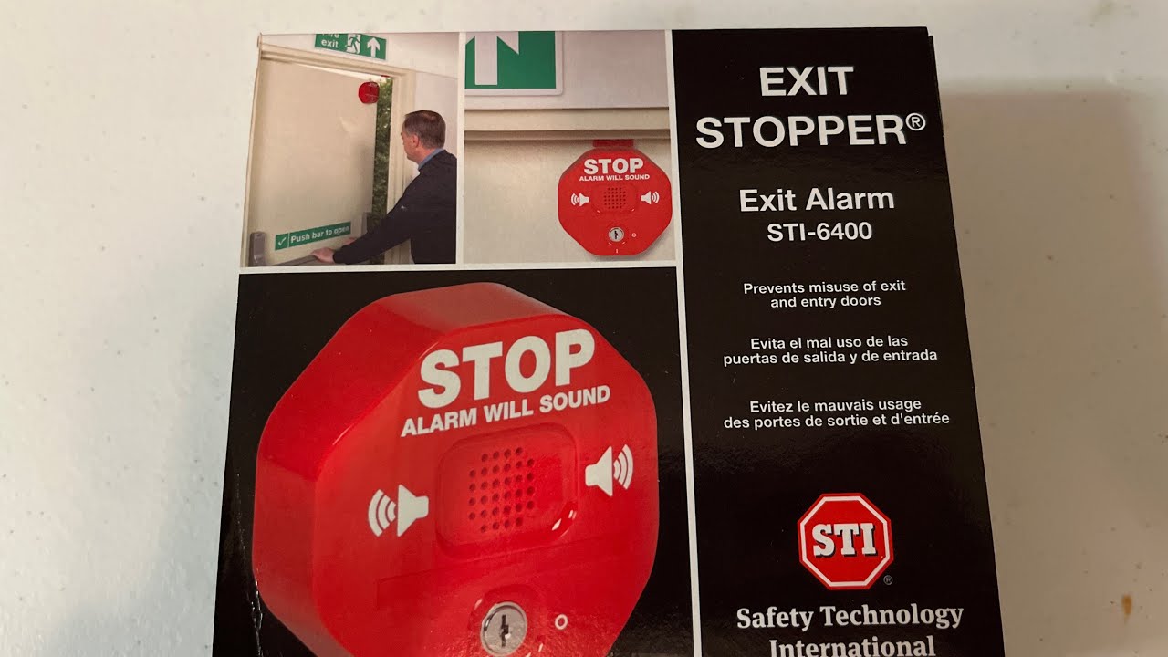 STI-6400 Exit Stopper unboxing and brief demo